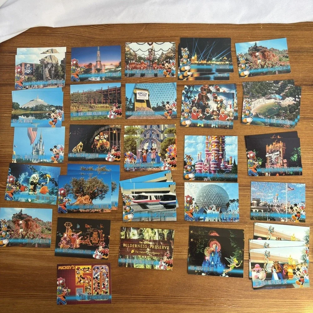 30th Anniversary Walt Disney World Trading card lot